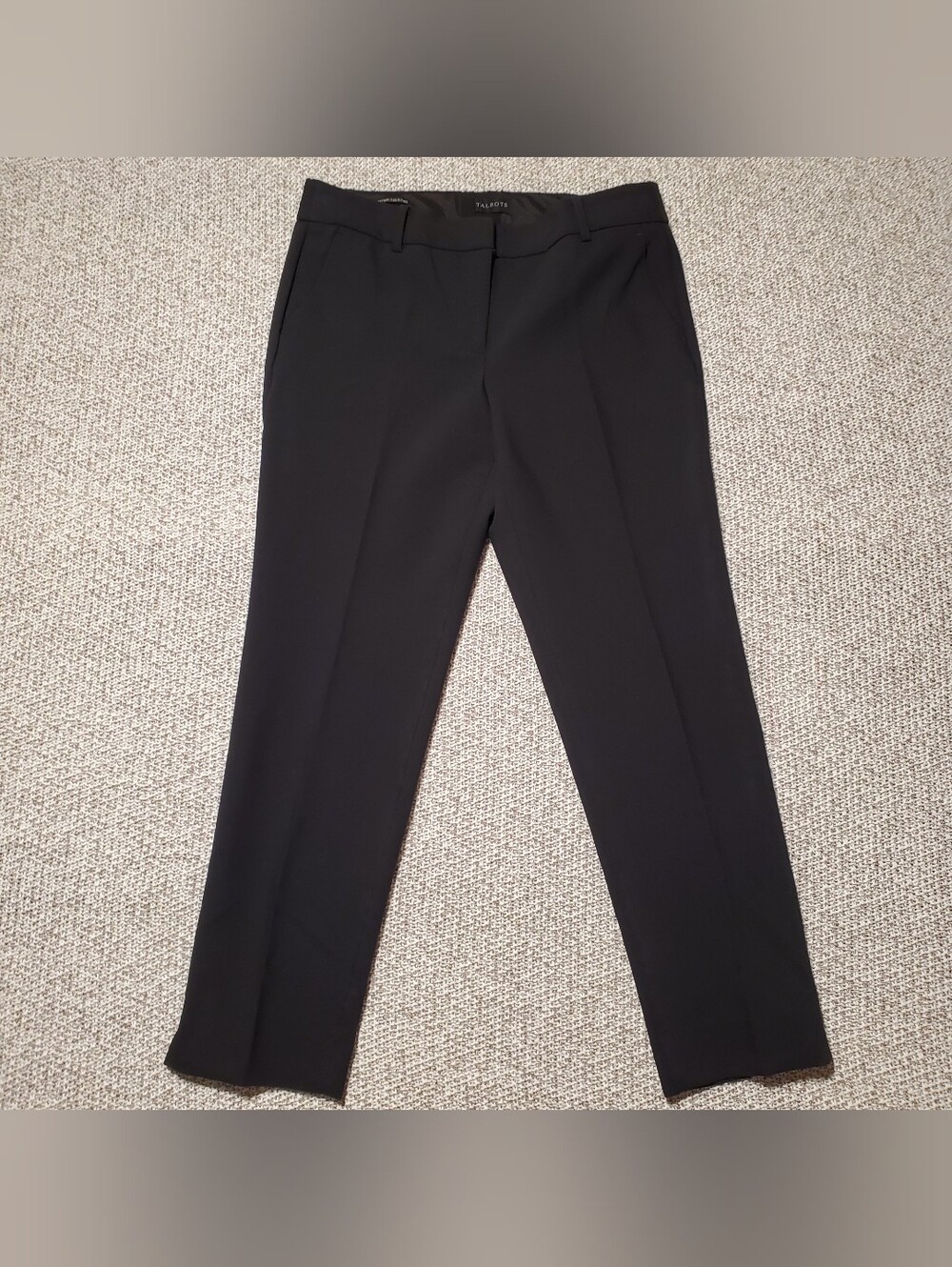 Tailored Men's Black Dress Pants - Classic Straight Fit